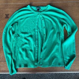 New York & Company Vibrant Green Cardigan